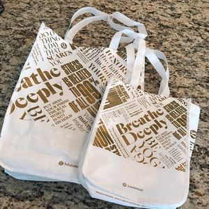 Lululemon bag set, large and small bag
